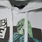 White Caesar Cotton Hooded Pullover Sweater