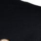 Black Graphic Print Cotton Crew Neck T-shirt