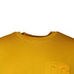 Mustard Embossed Logo Crew Neck T-shirt