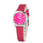 Multicolor Leather Dress Watch