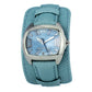 Bicolor Leather Dress Watch