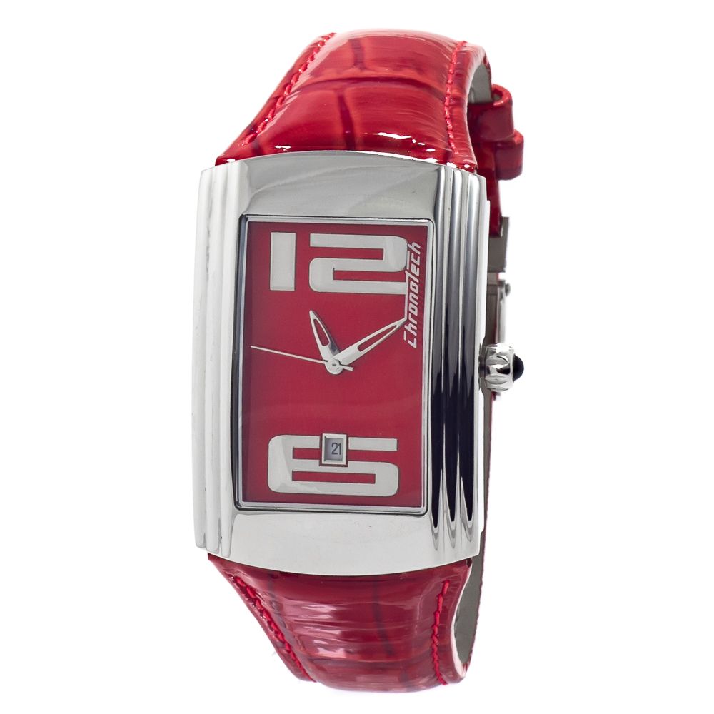 Multicolor Leather Dress Watch