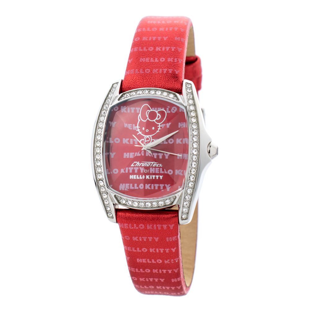 Multicolor Leather Dress Watch