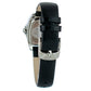 Black Leather Dress Watch