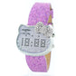 Multicolor Leather Digital Watch