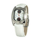 White Leather Dress Watch