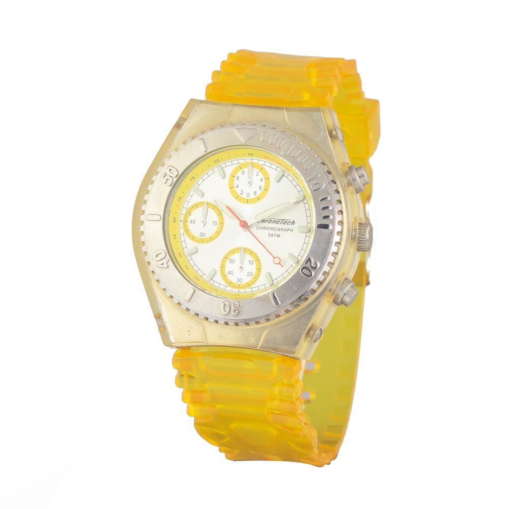 Bicolor Rubber Sport Watch