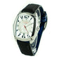Black Leather Dress Watch