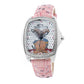 Multicolor Leather Dress Watch