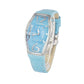 Blue Leather Dress Watch
