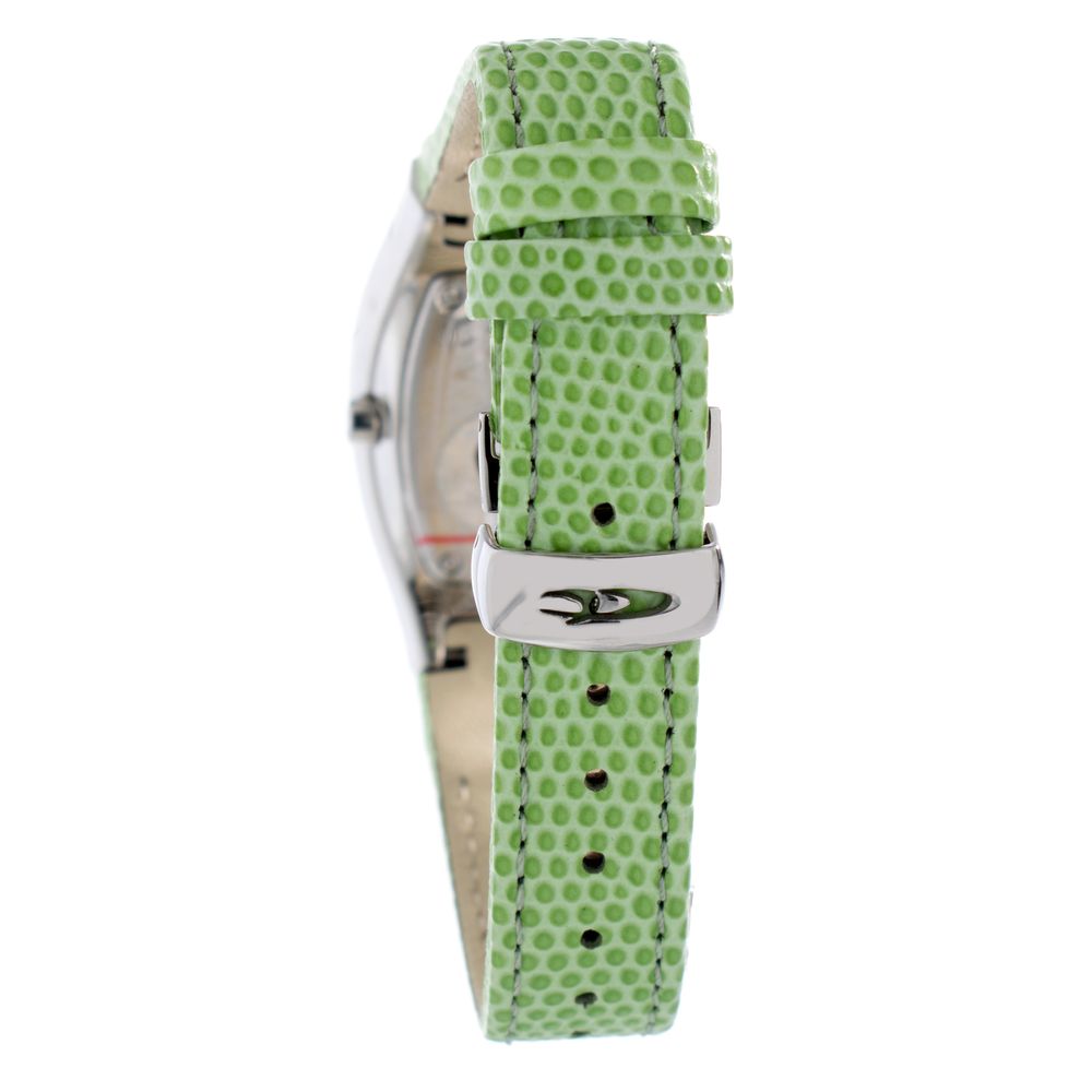 Bicolor Leather Dress Watch