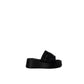 Black Leather Slipper