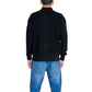 Black Recycled Cotton Cardigan
