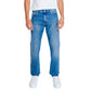 Light Blue Cotton Relaxed Fit Jean