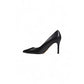 Black Leather High Heel