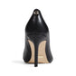 Black Leather High Heel