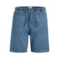 Light Blue Cotton Bermuda