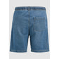 Light Blue Cotton Bermuda