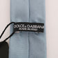 Elegant Light Blue Silk Neck Tie