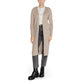 Beige Marabou Cardigan