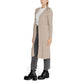 Beige Marabou Cardigan
