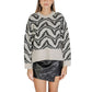 White Marabou Sweater