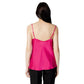 Pink Polyester Tank Top