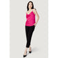 Pink Polyester Tank Top
