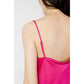 Pink Polyester Tank Top