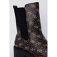 Black Leather Ankle