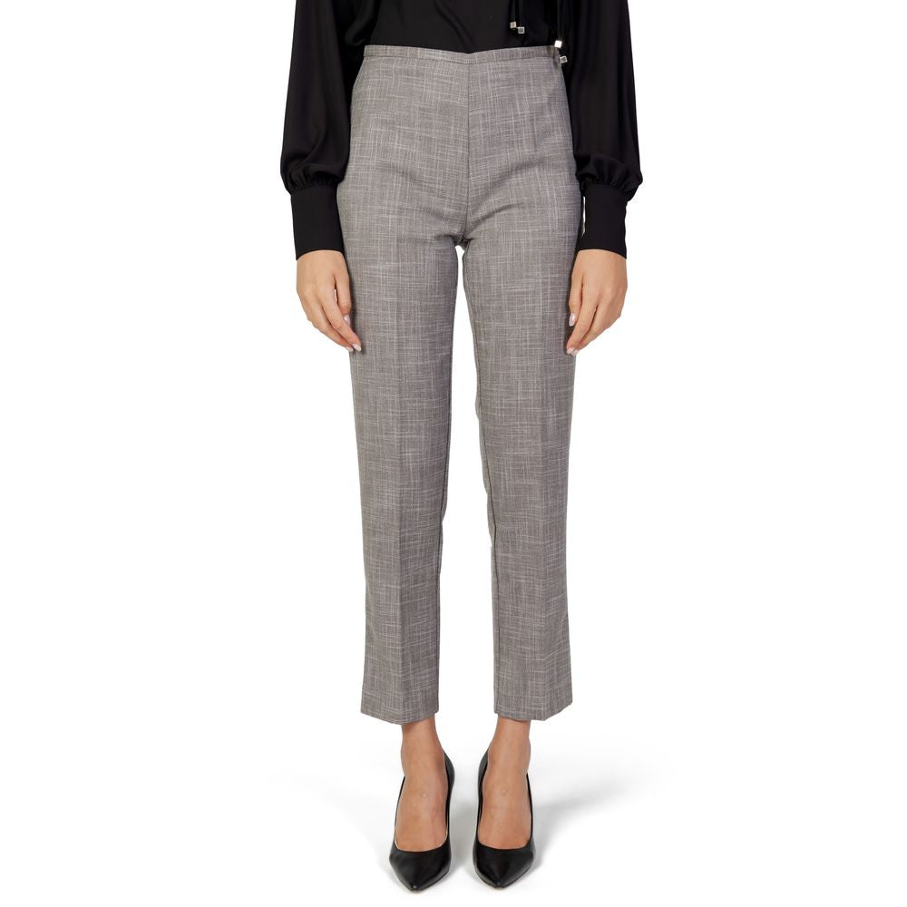 Beige Polyester Pant