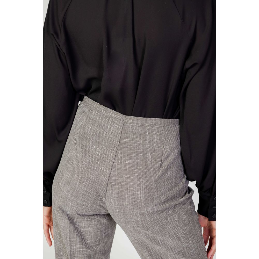 Beige Polyester Pant