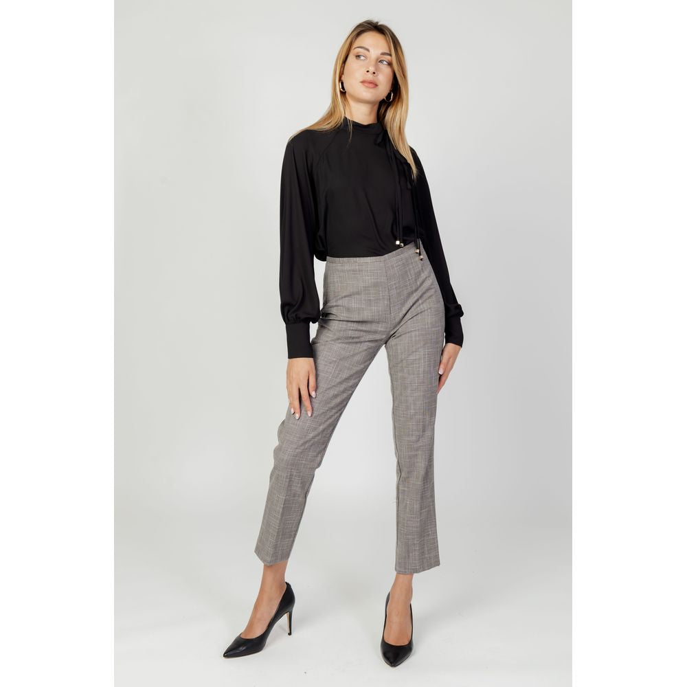 Beige Polyester Pant