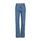 Light Blue Cotton Relaxed Fit Jean