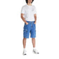 Blue Cotton Bermuda