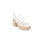 Beige Leather High Heel