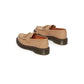 Beige Leather Platform
