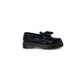 Black Leather Lace-Up Boot