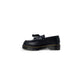 Black Leather Lace-Up Boot