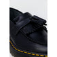 Black Leather Lace-Up Boot