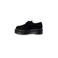 Black Leather Lace-Up Boot