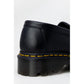 Black Leather Lace-Up Boot