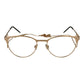 Gold Women Glasses Frame