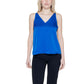 Blue Polyester Top