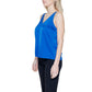 Blue Polyester Top