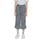 Black Viscose Cropped Pant