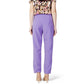 Purple Polyester Pant