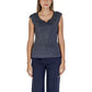 Blue Viscose Tank Top