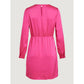 Pink Polyester Short