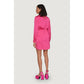 Pink Polyester Short